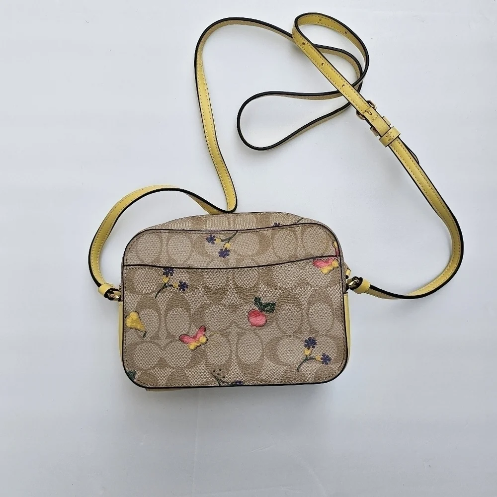 Coach Bag Mini Camera Bag In Signature Canvas With Dreamy Veggie Print
